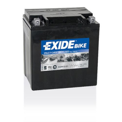 Аккумулятор EXIDE AGM READY 30Ач о.п. 430А AGM12-31