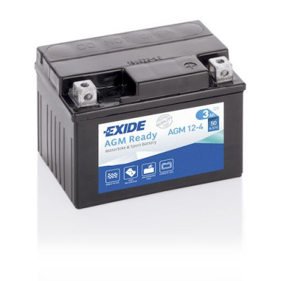 Аккумулятор EXIDE AGM READY 3Ач о.п. 50А AGM12-4
