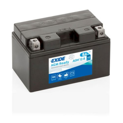Аккумулятор EXIDE AGM READY 8,6Ач п.п. 145А AGM12-8