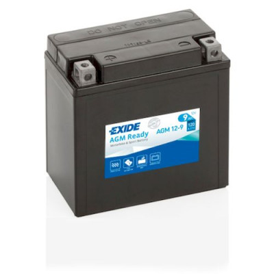 Аккумулятор EXIDE AGM READY 9Ач п.п. 120А AGM12-9