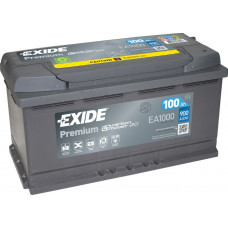 Аккумулятор EXIDE PREMIUM 100Ah R+(о.п.) EN900 (353x175x190) [B13] (EA1000)