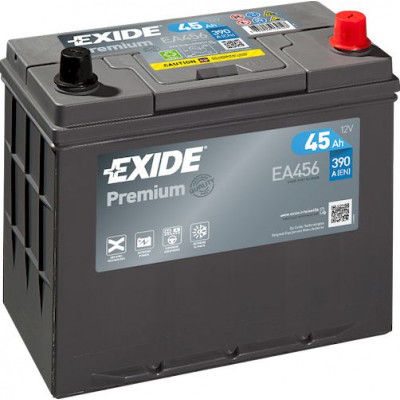 Аккумулятор EXIDE PREMIUM 45Ач о.п. 390А EA456
