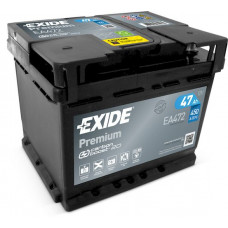 Аккумулятор EXIDE PREMIUM 47Ah R+(о.п.) EN450 (207x175x175) [B13] (EA472)