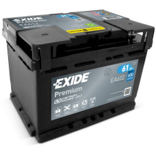 Аккумулятор EXIDE PREMIUM 61Ah R+(о.п.) EN600 (242x175x175) [B13] (EA612)