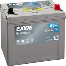 Аккумулятор EXIDE PREMIUM 65Ah R+(о.п.) EN580 (230x170x225) [B01] (EA654)