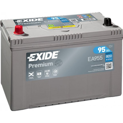 Аккумулятор EXIDE PREMIUM 95Ач п.п. 800А EA955