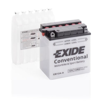 Аккумулятор EXIDE CONVERTIONAL 12Ач п.п. 165А EB12A-A, 512 98; 12N12-A-4A-1; EB10A-A2