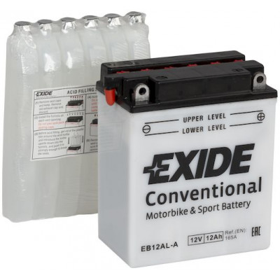 Аккумулятор EXIDE CONVERTIONAL 12Ач о.п. 165А EB12AL-A