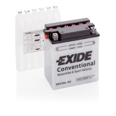 Аккумулятор EXIDE CONVERTIONAL 12Ач о.п. 165А EB12AL-A2