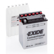 Аккумулятор EXIDE CONVERTIONAL 14Ah R+(о.п.) EN145 (134x89x166) (EB14L-A2)