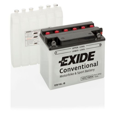 Аккумулятор EXIDE CONVERTIONAL 19Ач о.п. 190А EB16L-B