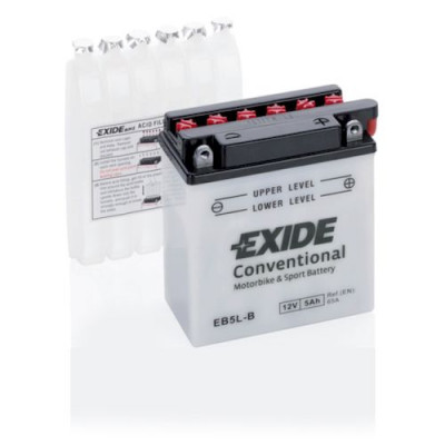 Аккумулятор EXIDE CONVERTIONAL 5Ач о.п. 65А EB5L-B