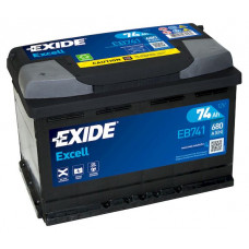 Аккумулятор EXIDE EXCELL 74Ah L+(п.п.) EN680 (278x175x190) [B13] (EB741)