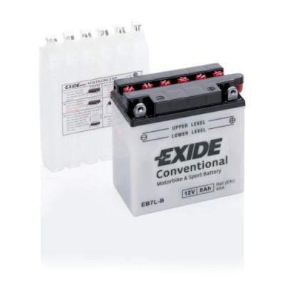 Аккумулятор EXIDE CONVERTIONAL 8Ач о.п. 85А EB7L-B