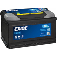 Аккумулятор EXIDE EXCELL 80Ah R+(о.п.) EN640 (315x175x190) [B13] (EB800)