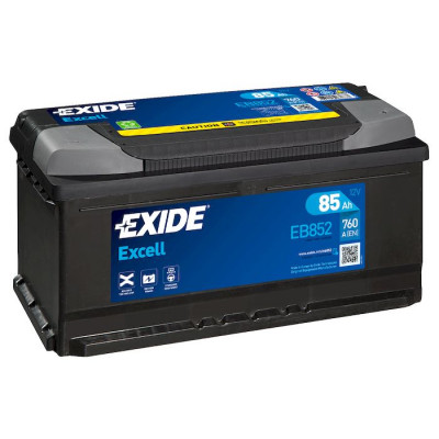Аккумулятор EXIDE EXCELL 85Ач о.п. 760А EB852