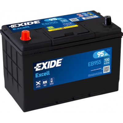 Аккумулятор EXIDE EXCELL 95Ач п.п. 720А EB955