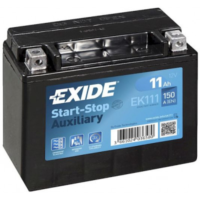 Аккумулятор EXIDE Start-Stop Auxiliary 10Ач п.п. 180А EK111