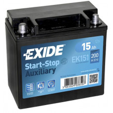 Аккумулятор EXIDE Start-Stop Auxiliary 15Ah L+(п.п.) EN200 (150x90x145) [B00] (EK151)