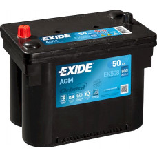 Аккумулятор EXIDE Start&Stop AGM 50Ah унив. EN800 (260x173x206) [B01] (EK508)