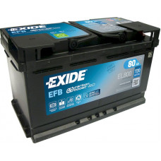 Аккумулятор EXIDE Start&Stop EFB 80Ah R+(о.п.) EN720 (315x175x190) [B13] (EL800)