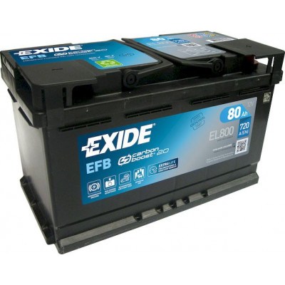 Аккумулятор EXIDE Start&Stop EFB 80Ач о.п. 720А EL800