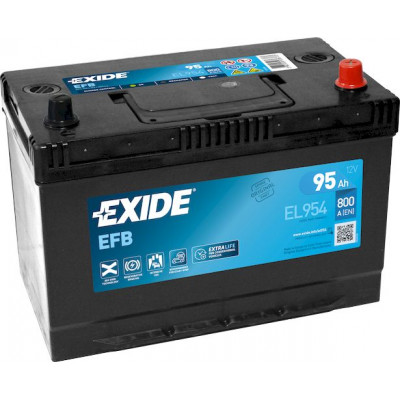 Аккумулятор EXIDE Start&Stop EFB 95Ач о.п. 800А EL954