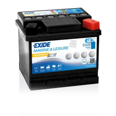 Аккумулятор EXIDE Equipment Gel 40Ач о.п. 450А ES450