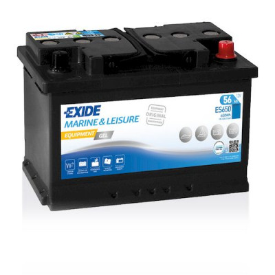 Аккумулятор EXIDE Equipment Gel 56Ач о.п. 650А ES650