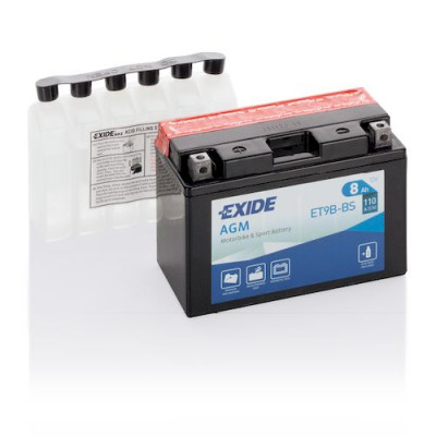 Аккумулятор EXIDE AGM 8Ач п.п. 110А ET9B-BS