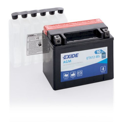 Аккумулятор EXIDE AGM 10Ah L+(п.п.) EN150 (150x87x130) (ETX12-BS)