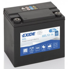 Аккумулятор EXIDE GEL 14Ah L+(п.п.) EN150 (150x87x145) (12-14)