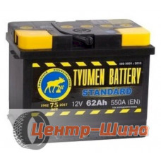 Аккумулятор TYUMEN BATTERY Standard 62Ah L+(п.п.) EN550 (242x175x190) [B13]