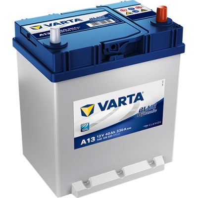 Аккумулятор Аккумулятор VARTA Blue Dynamic 40 А/ч обратная R+ A13 187x140x227 EN330 А