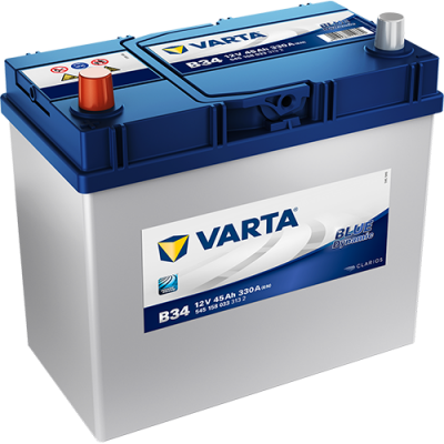 Аккумулятор Аккумулятор VARTA Blue Dynamic 45 А/ч прямая L+ B34 238x129x227 EN330 А