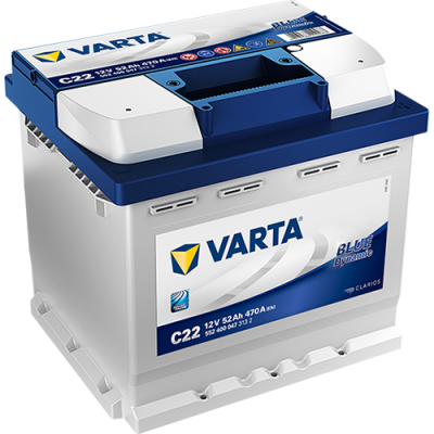 Аккумулятор Аккумулятор VARTA Blue Dynamic 52 А/ч обратная R+ C22 207x175x190 EN470 А