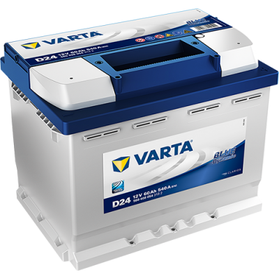 Аккумулятор Аккумулятор VARTA Blue Dynamic 60 А/ч обратная R+ D24 242x175x190 EN540 А
