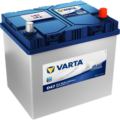 Аккумулятор Аккумулятор VARTA Blue Dynamic 60 А/ч обратная R+ D47 232x173x225 EN540 А