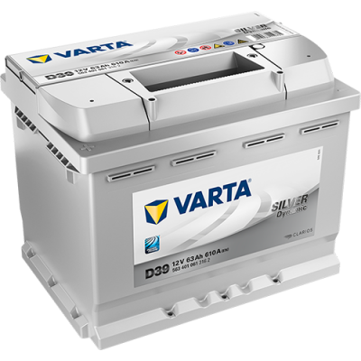 Аккумулятор Аккумулятор VARTA Silver Dynamic 63 А/ч прямая L+ D39 242x175x190 EN610 А