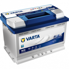 Аккумулятор VARTA Blue Dynamic EFB 70Ah R+(о.п.) EN760 (278x175x190) [B13] EFB (N70)