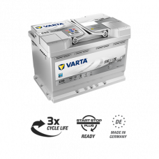 Аккумулятор VARTA Silver Dynamic AGM 70 А/ч обратная R+ E39 278x175x190 EN760 А