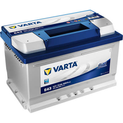 Аккумулятор Аккумулятор VARTA Blue Dynamic 72 А/ч обратная R+ E43 278x175x175 EN680 А