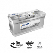Аккумулятор VARTA Silver Dynamic AGM 105 А/ч обратная R+ H15 393x175x190 EN950 А